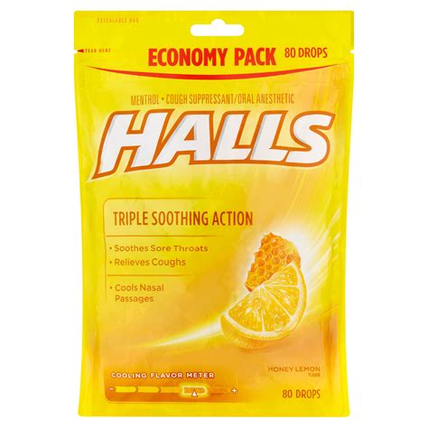 halls cough drops